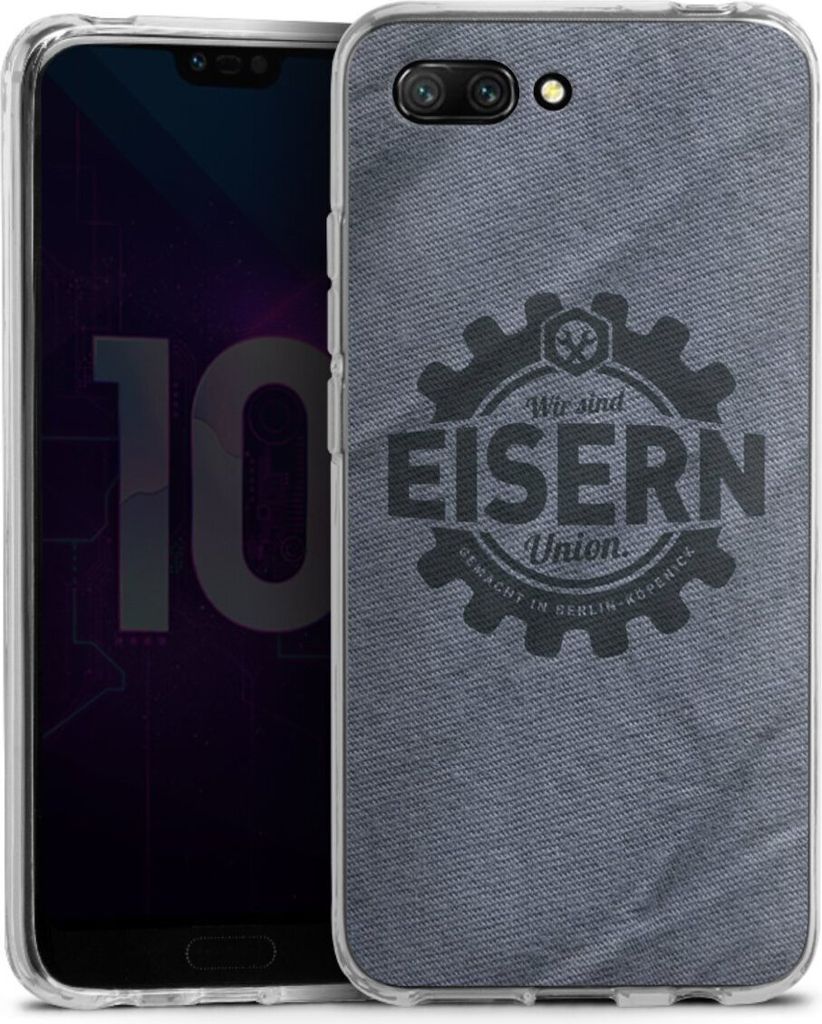 DeinDesign Handyhülle für Huawei Honor 10 Silikon Hülle Case Smartphone Schutzhülle 1. FC Union Berlin FCU Offizielles Lizenzprodukt