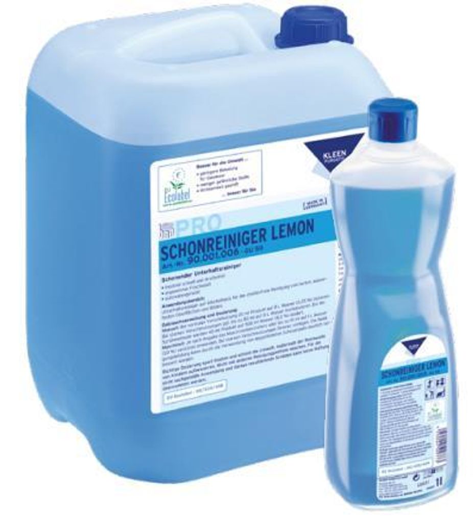 Kleen Purgatis SCHONREINIGER LEMON Schonender Unterhaltsreiniger auf Alkoholbasis 10 L
