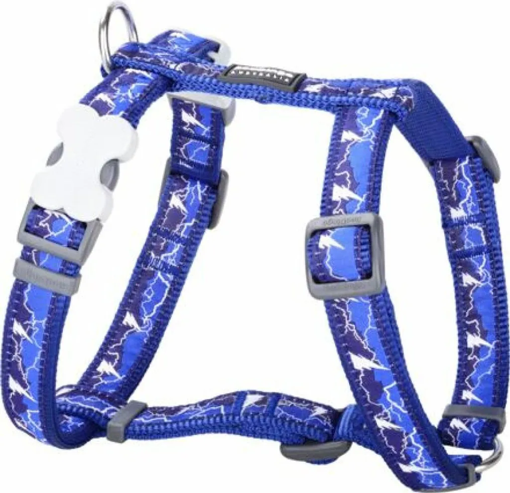 Harnais RD pour chien actif 20 mm x 45-66 cm Lightning Dark Blue