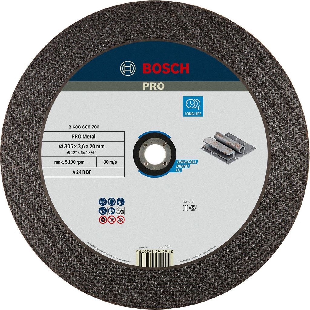 Bosch PRO Metal TS, 300x3,5x20 mm Immagine del prodotto 