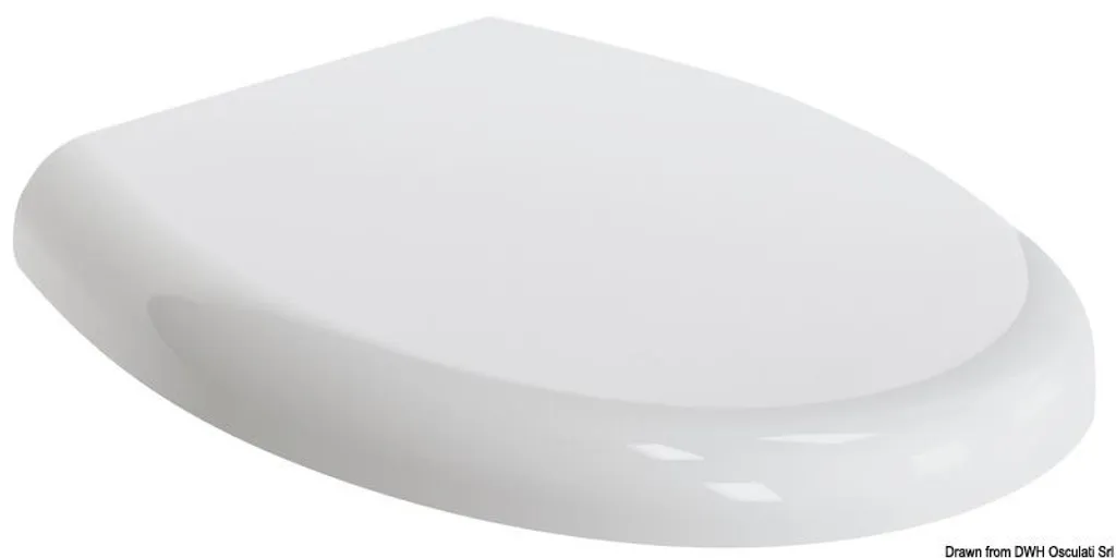 Réparer votre WC TECMA Silence Plus : Siège en plastique spécifique 1 pièce