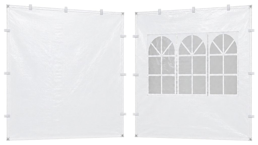 Relaxdays gazebo pannelli laterali set di 2 3 x 3 m gazebo Immagine del prodotto 