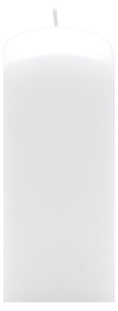 Quader Kerzen Weiß 25 x Ø 7/7 cm, 4 Stück Produktbild 