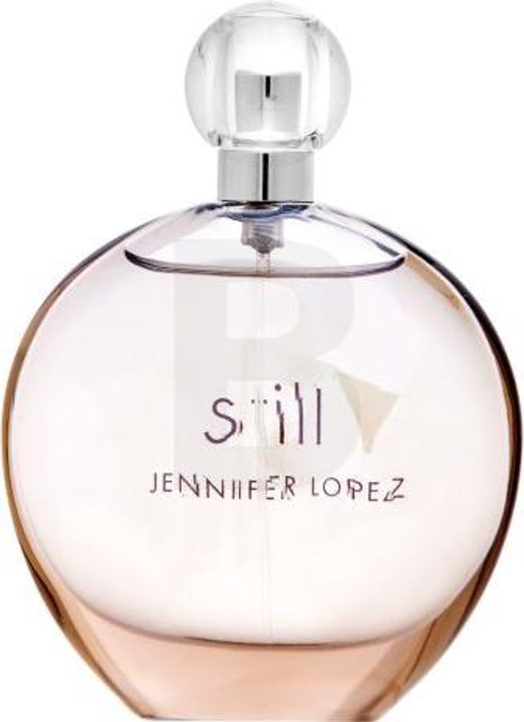 A perfume bottle on a white background.