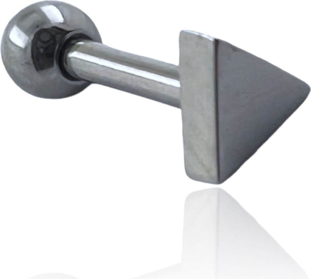Helix Ohrpiercing 316L Chirurgenstahl mit Dreieck in Produktbild 