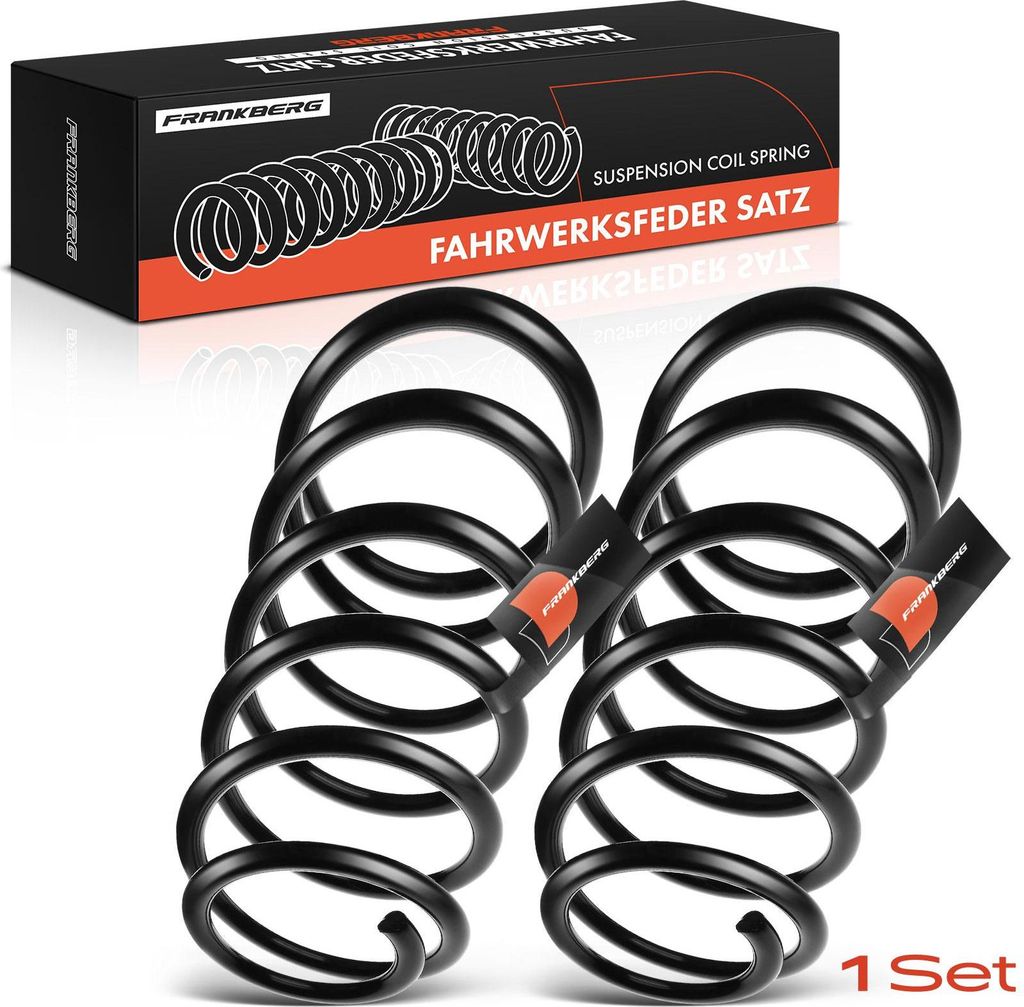 Frankberg 2x Fahrwerksfeder Vorderachse für Nissan Patrol GR IV GR Y60 2.8L 1988-1997