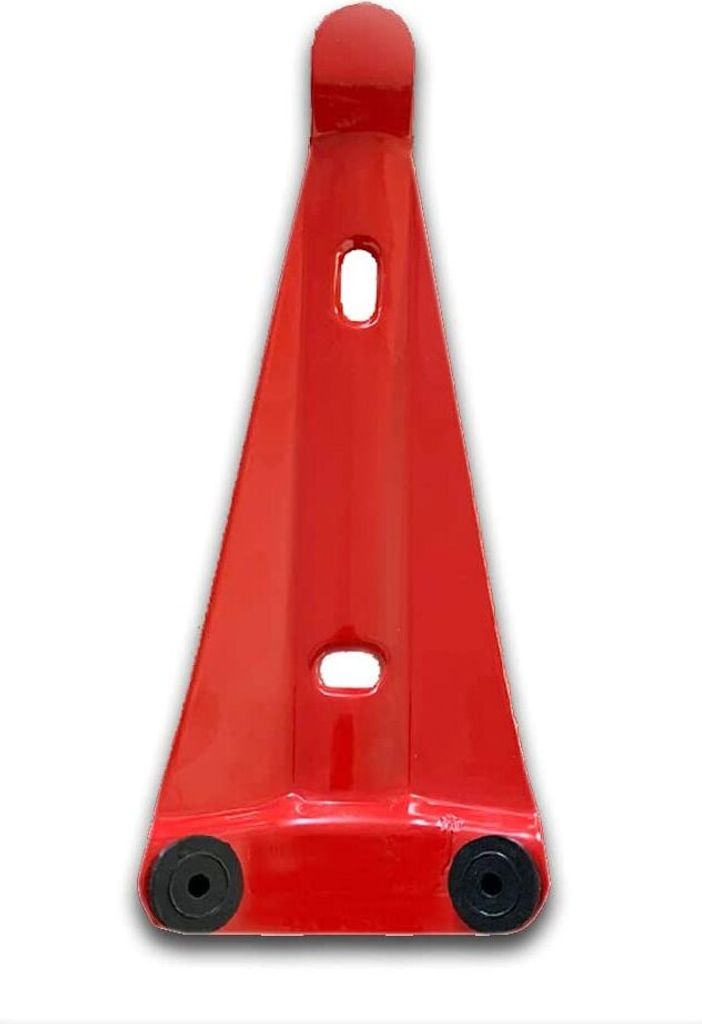 Wandhalterung Halter rot pulverbeschichtet mit 2 Gummiauflagen für Feuerlöscher Schaum Wasser Pulver Fettbrand CO2 , 2 / 3 / 4 / 5 / 6 / 9 / 12 k...