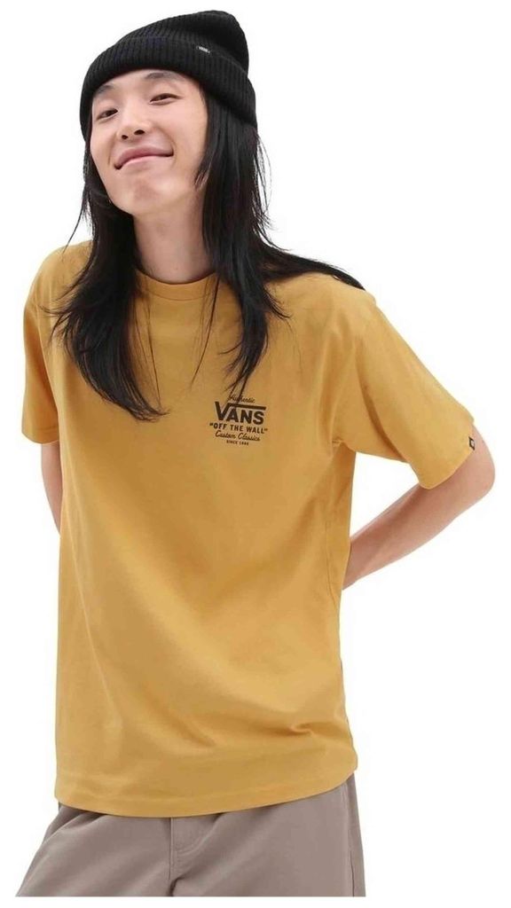 Vans Holder St Classic Kurzarm-t-shirt Gelb S Mann Gelb S