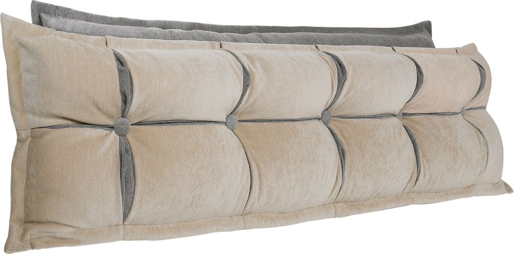 Rugkussen 140 cm, leeskussen, hoofdkussen met opbergruimte, Productafbeelding 