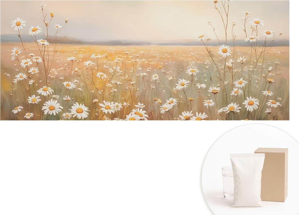 Fototapete - Wandbilder für Wohnzimmer - 208x146 cm - Dekorative Wandfolie - Modernes Design für Wanddekoration - Tapeten für Innenräume - Blum...