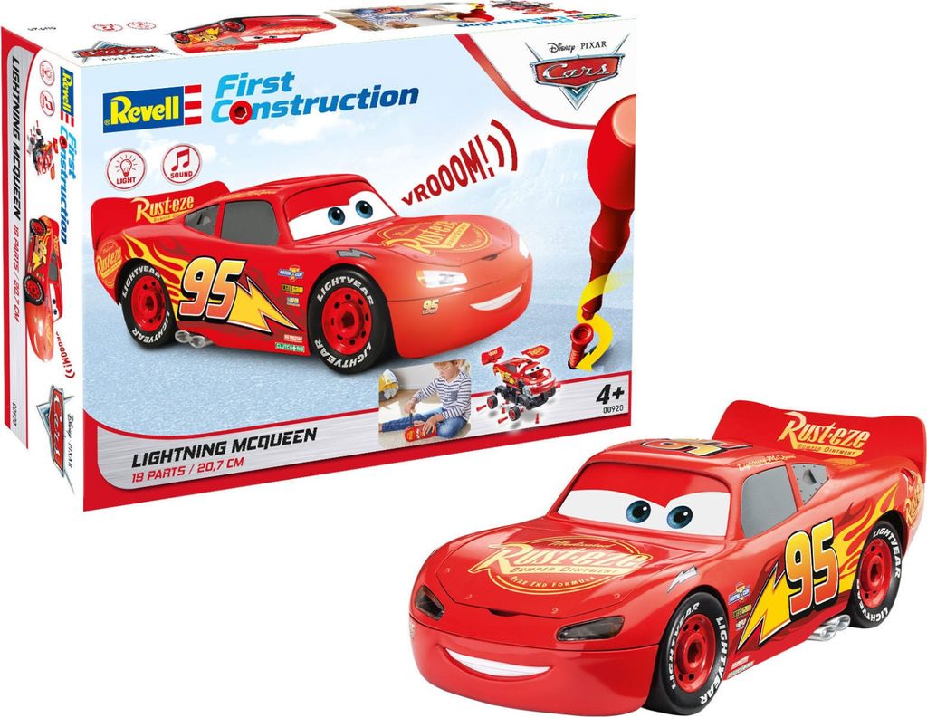 Revell Lightning McQueen Disney-Cars Auto mit Licht&Sound Produktbild 