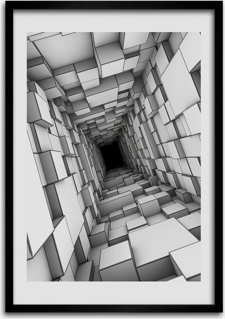 Bild - Bilderrahmen - Foto - 70 cm x 100 cm - MDF - Rahmen Produktbild 