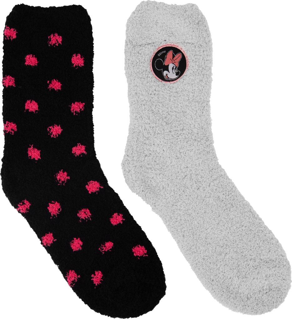 Disney Minnie Mouse Kuschelsocken für Damen Flauschige Produktbild 