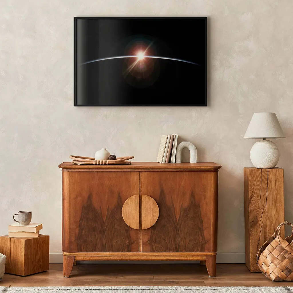 Poster Horizon 60x40 cm con cornice nera senza margini - 2