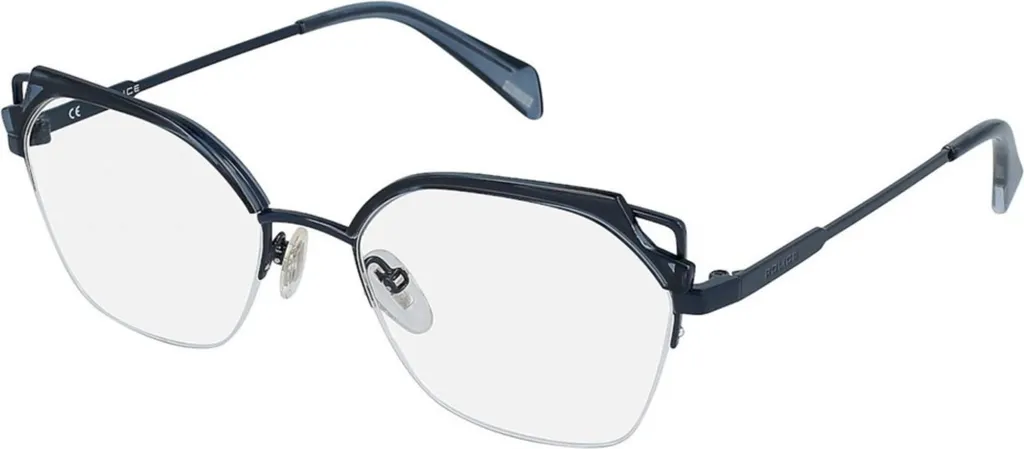 Lunettes de vue Police VPLA04 01HR - Monture Homme Noir et Or Chic