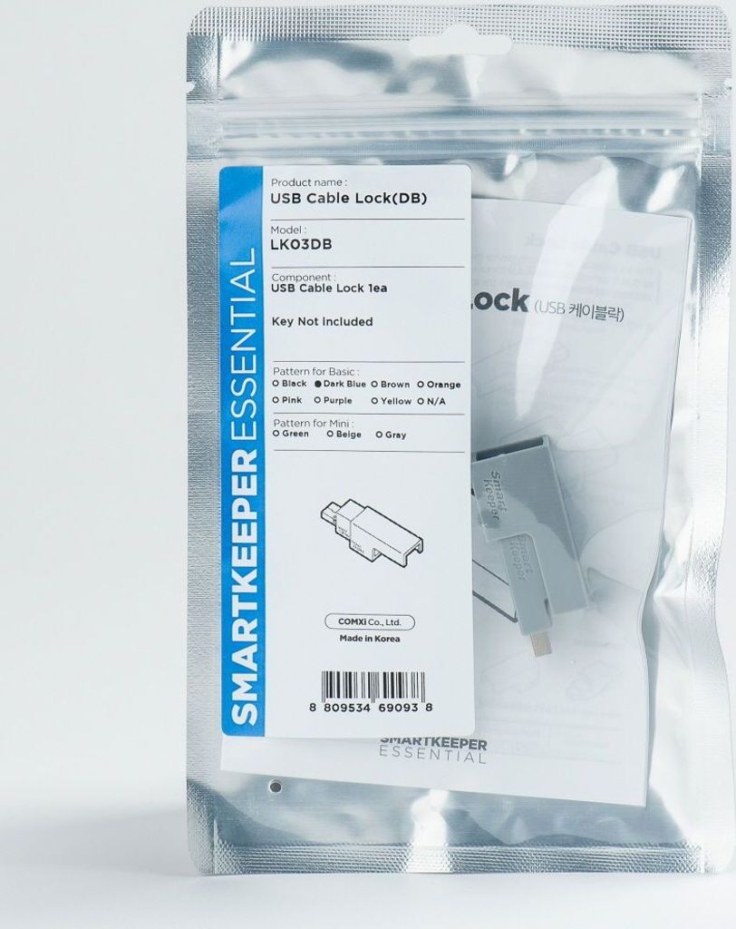 Smart Keeper Basic"USB Cable" Lock dunkelblau - Kabel