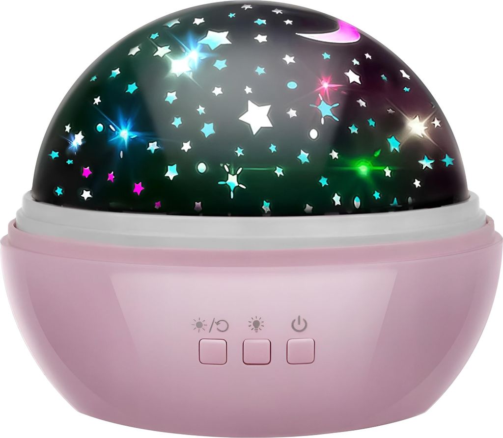 Izoxis Noční lampa s projektorem - růžová LP16859 Obrázek produktu 