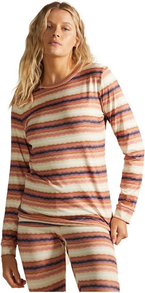Billabong Warm Up Tech Langarm-t-shirt Orange S Frau Orange S