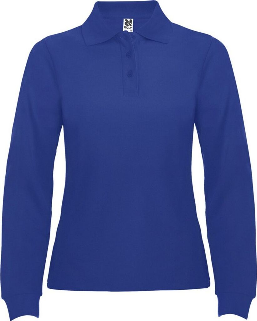 Roly - "Estrella" Poloshirt für Damen Langärmlig PF4275 (3XL) (Königsblau)