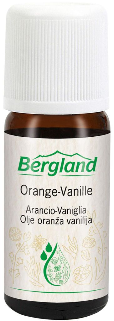 Bergland Orange-Vanille Öl zur Pflege der Haut, 10 ml Öl