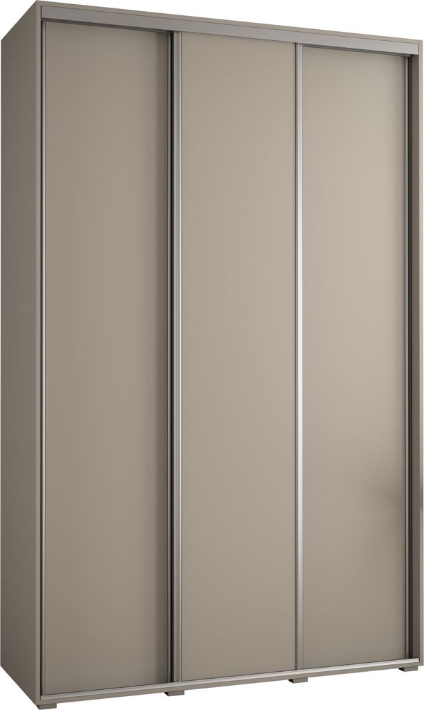 Kryspol Dakota 1 Schrank, drei Türen - 235,2x150x45cm - Kaschmir Silber