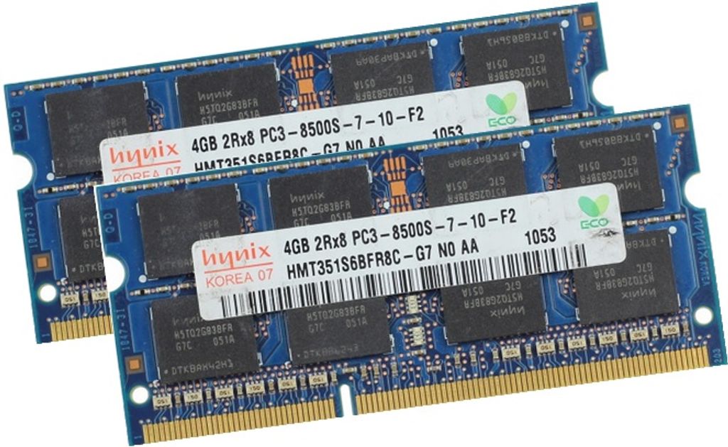 8GB 2x 4GB DDR3 Hynix Ram Memory 1066 Mhz 1067 Mhz Zdjęcie produktu 