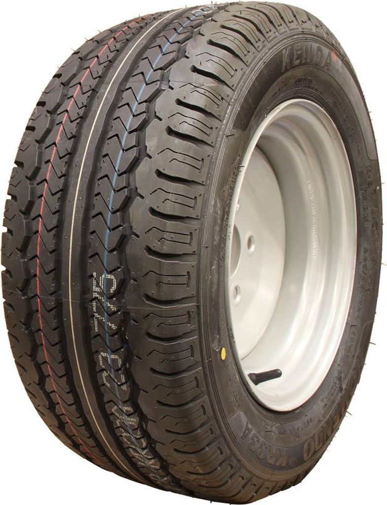 Rad + Reifen 225/55 R12 Zoll + 7,00I x 12H2 Kenda 66,5/112/5