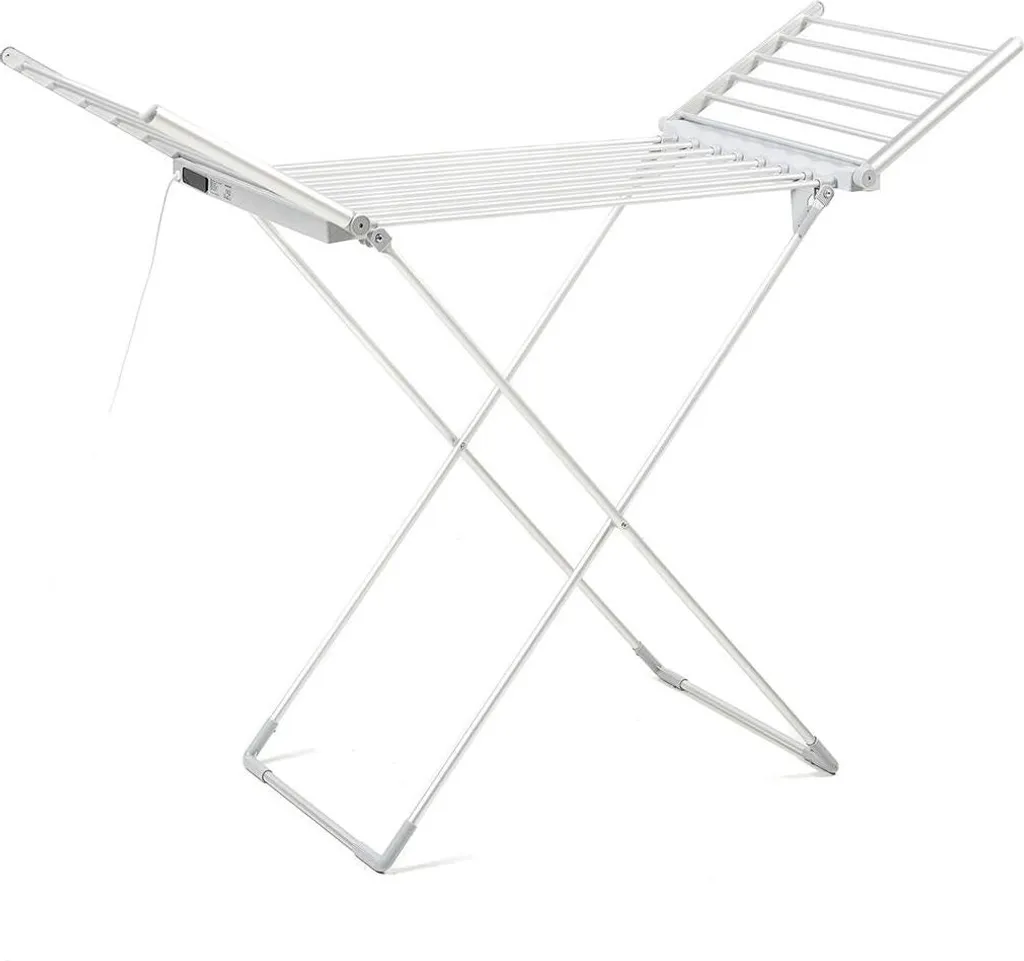 Sèche-linge électrique pliable anti-humidité 20 barres avec timer - 7