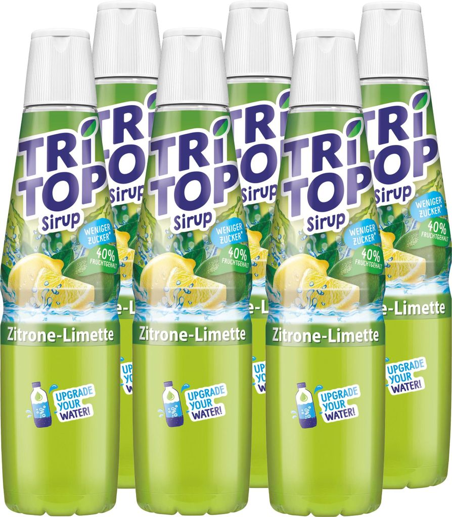 Tri Top Getränke-Sirup Zitrone-Limette 600ml - kalorienarm Produktbild 