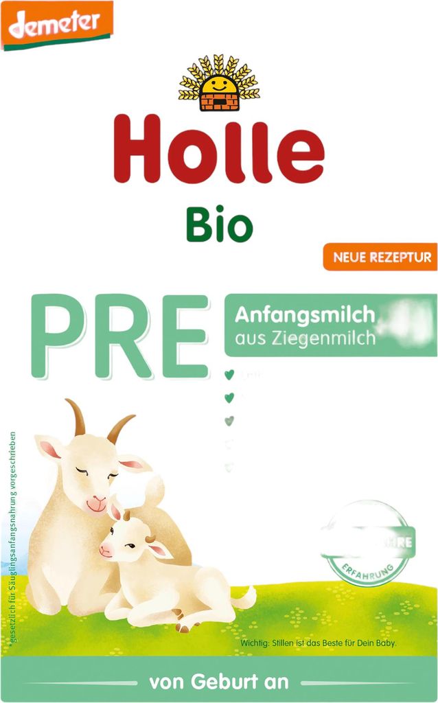 DEMETER-BIO-Ziegenmilch für Säuglinge 400 g – HOLLE Produktbild 