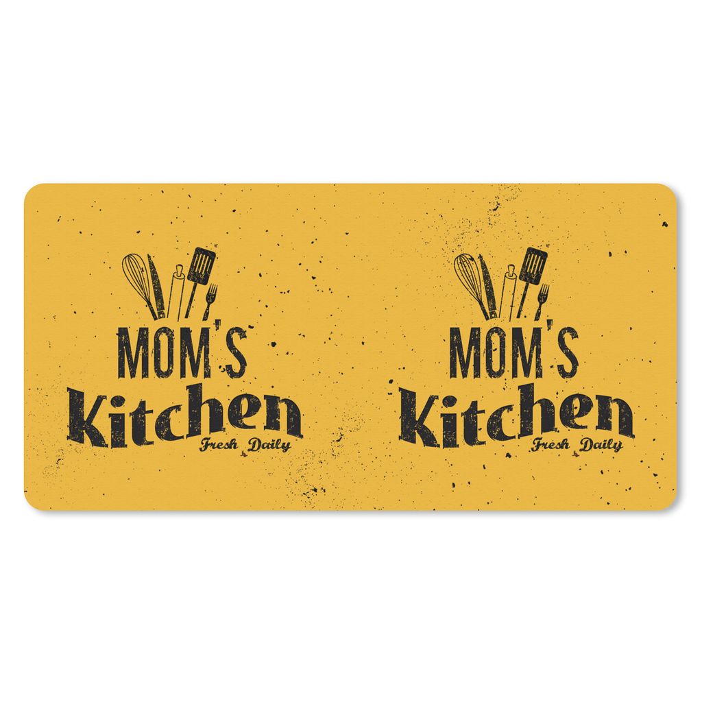 MuchoWow Schreibtischunterlage Küche - Mutter - Vintage 80x40 cm - XXL Mauspad - Gaming Mauspad