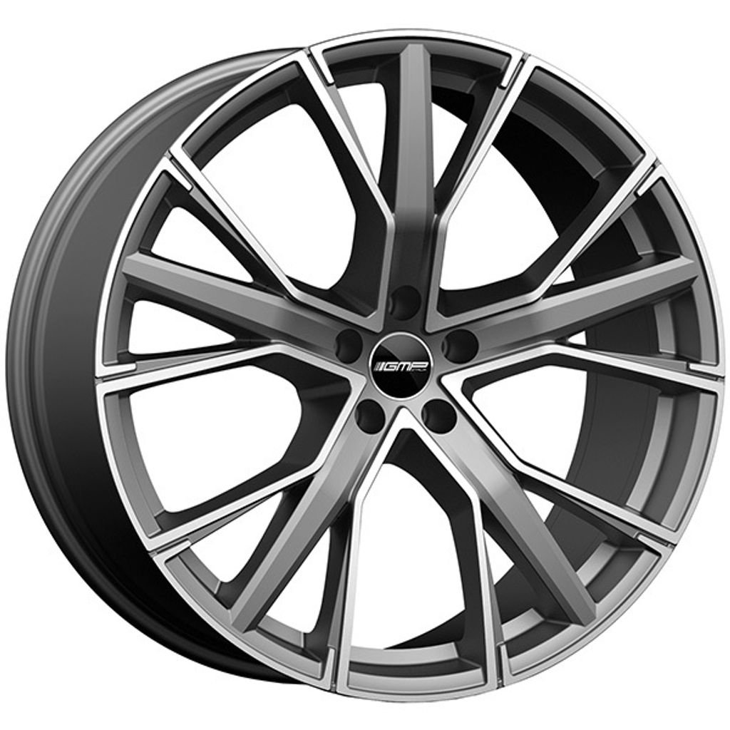Alufelge Gmp Gunner 10X22 5X130 Et 38 Matt Anthracite Diamond