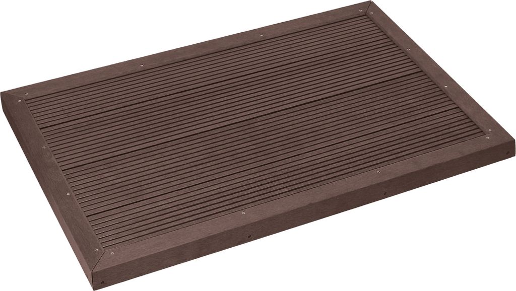ML-Design WPC element podłogowy do prysznica solarnego, Zdjęcie produktu 