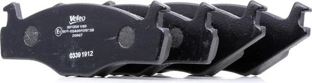 VALEO Bremsbeläge Satz Vorne für VW POLO (6N2) 301258