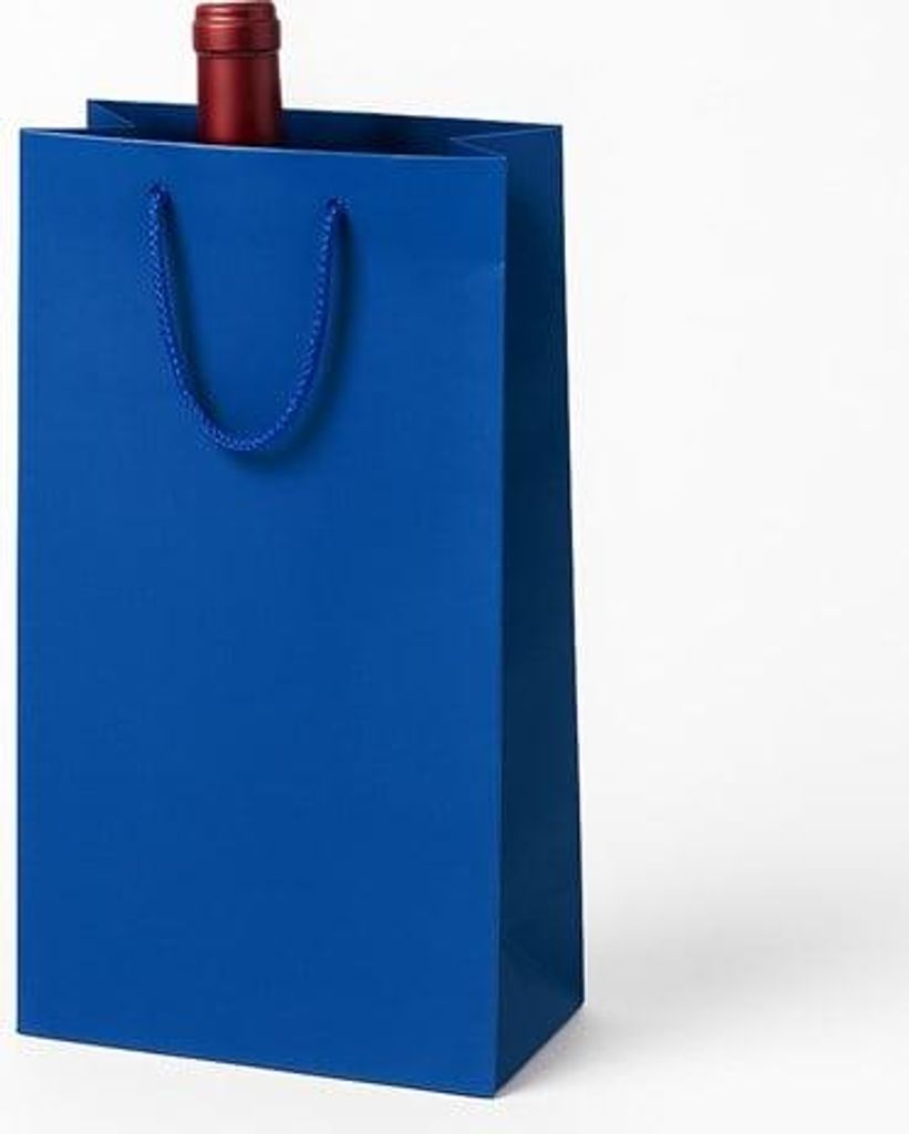Weintasche 210 x 100 x 360 mm Blau