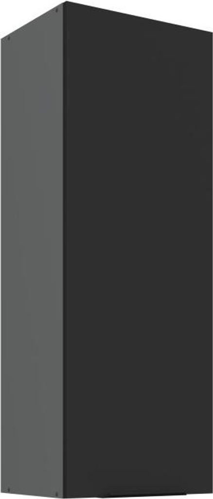 LUNARA Küchenoberschrank – Breite 45 cm, Schwarz/Anthrazit