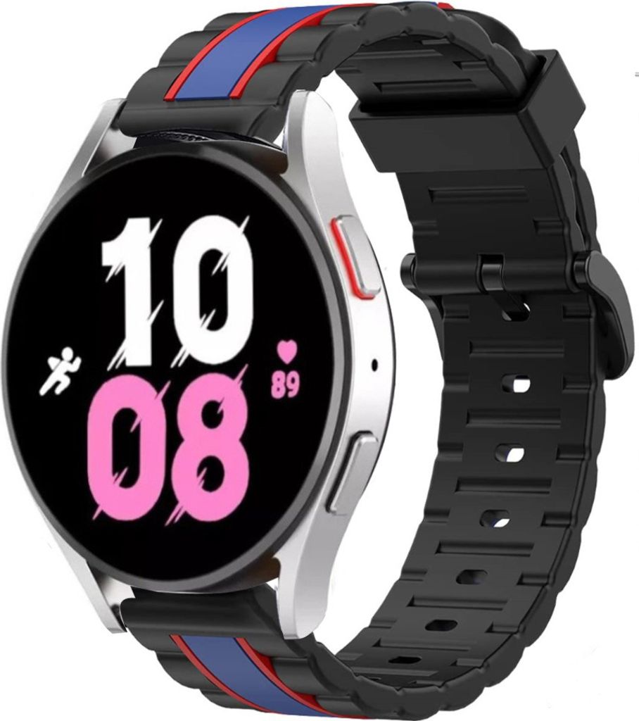 Strap-it Samsung Galaxy Watch 5 - 44mm Special Edition Band (Schwarz/Blau)