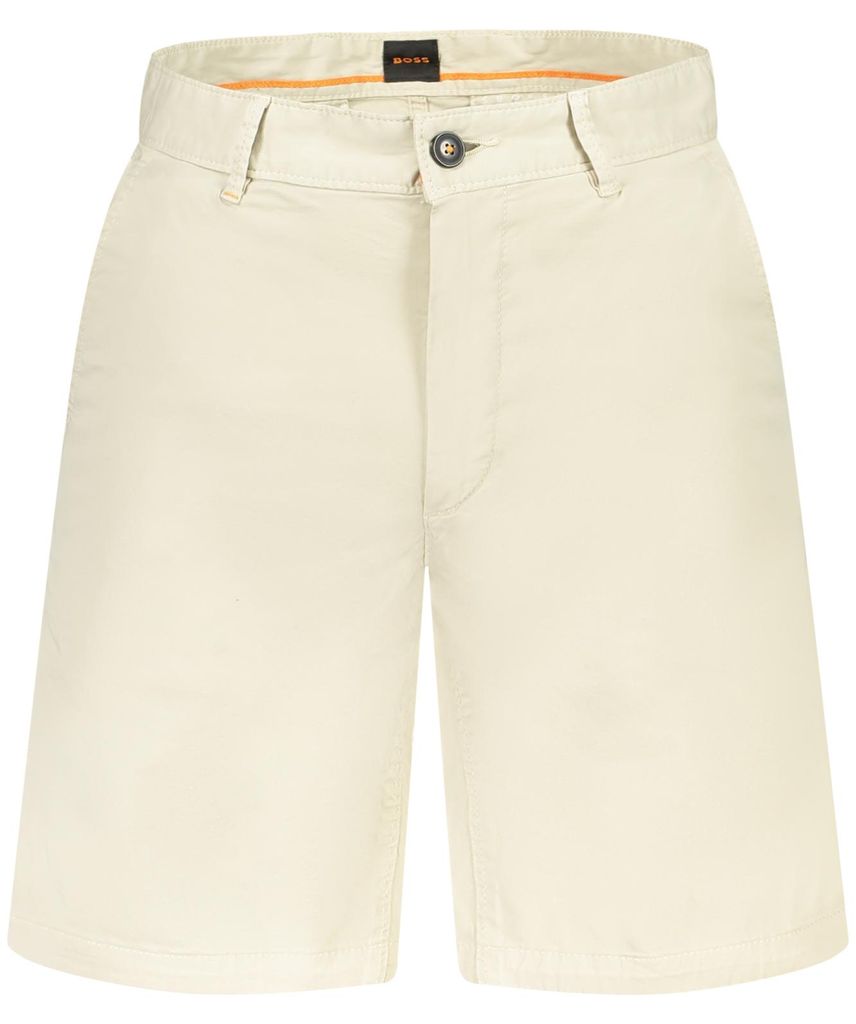 Herren Bermuda-Shorts Beige Slim Fit mit 4 Taschen Produktbild 