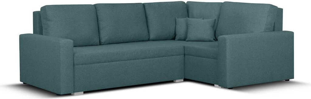 Ecksofa mit Schlaffunktion MILO - Türkis