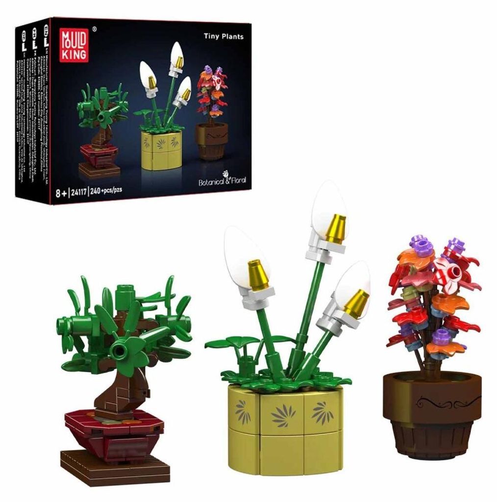 Set di piante in vaso mini Mould King 24117 Immagine del prodotto 