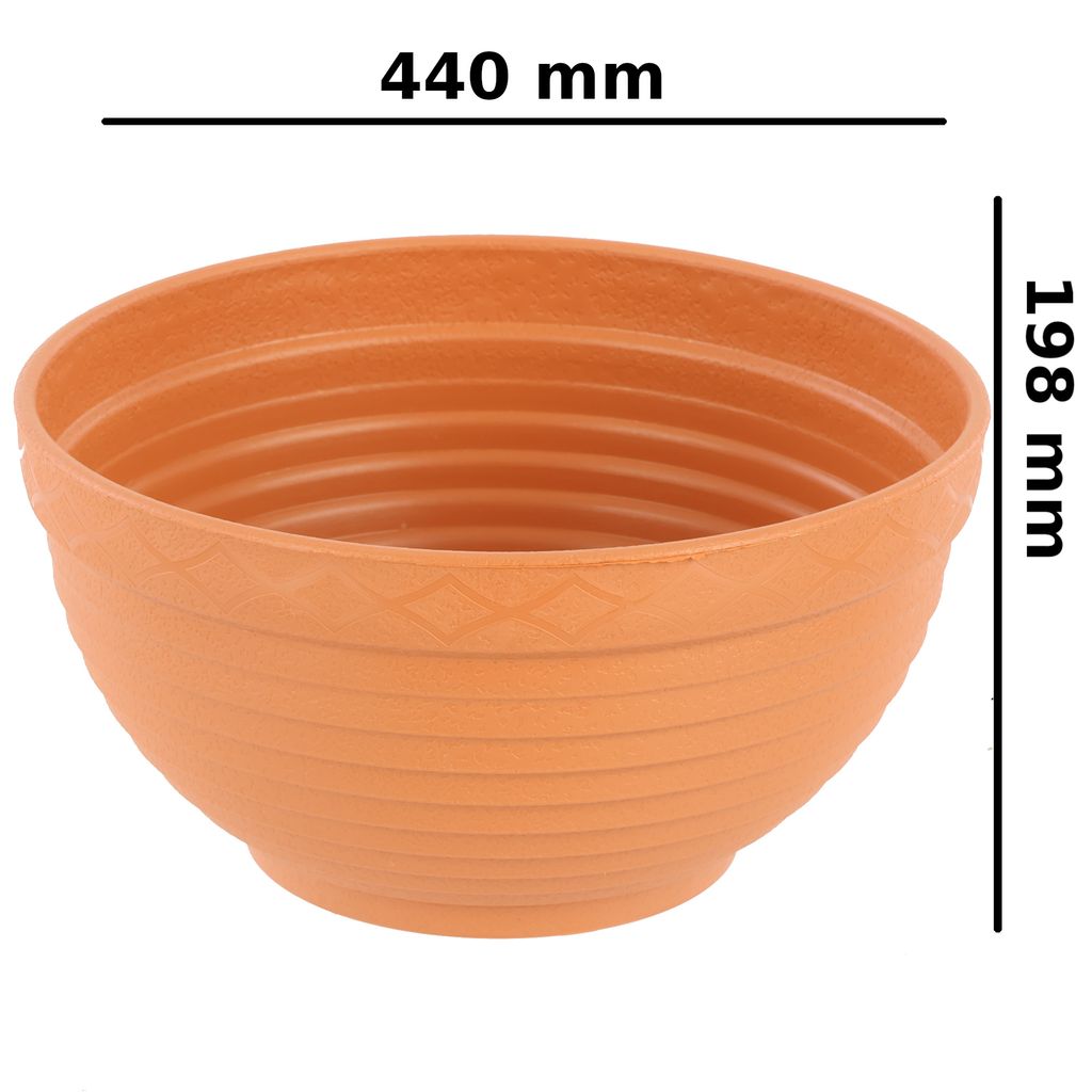 Vasi In Plastica Per Piantine 12,7 Cm – Confezione Da 30 Pezzi (6x5) Colore Terracotta