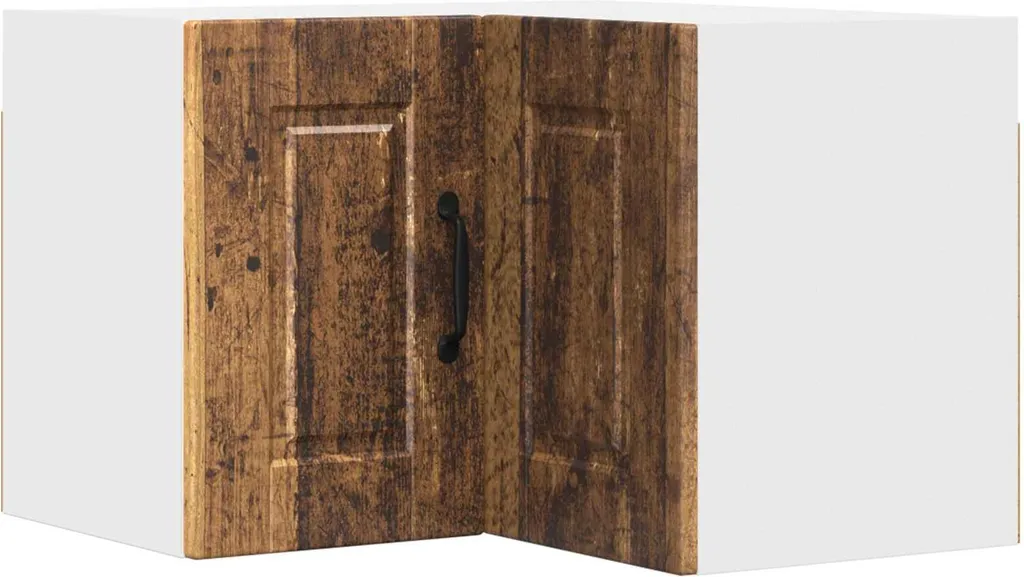 SYFAX™ Mobile da cucina con lo scaffale Legno vecchio 57 x 57 x 40 cm
