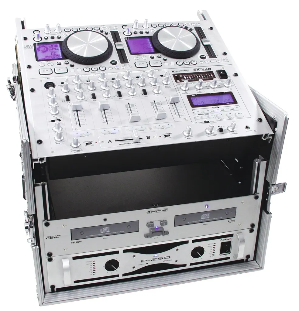 Flight Case de Transport 6UH ROADINGER - Rack Combiné de Scène Professionnel