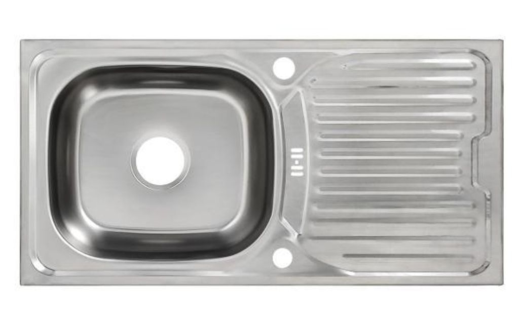 Einbauspüle 86x43,5cm reversible Küchenspüle Edelstahlspüle Produktbild 