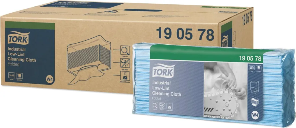 Rotolo Tork 190491 60m Turchese - Pulizia Ingranaggi e Vetri Senza Aloni