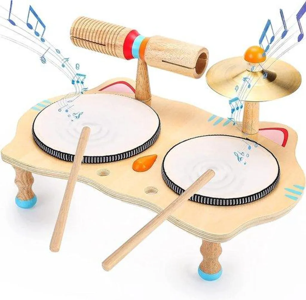 Batterie pour enfants silencieuse et robuste pour apprendre sans bruit