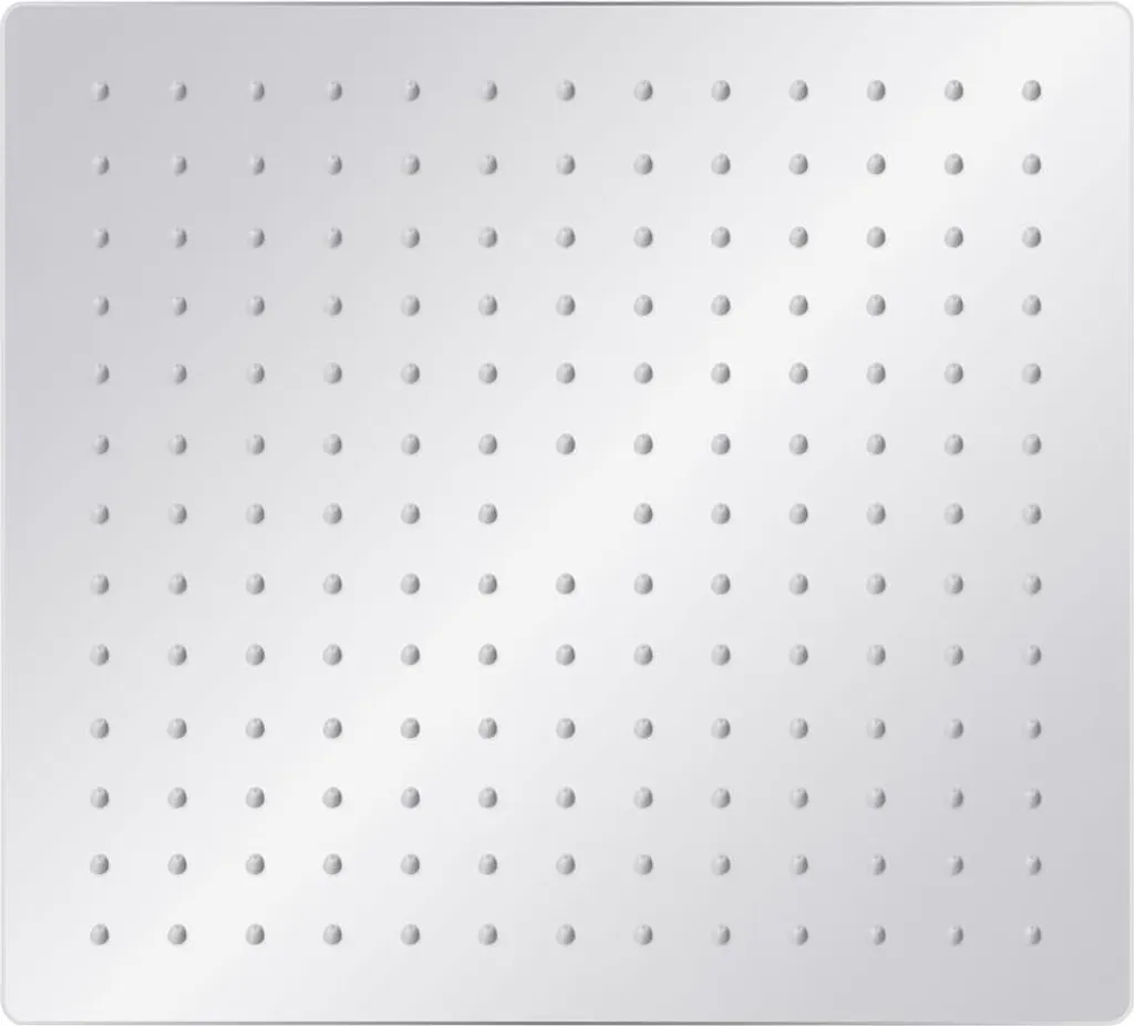 vidaXL Doccia a pioggia in acciaio inox 304 30x30 cm quadrato