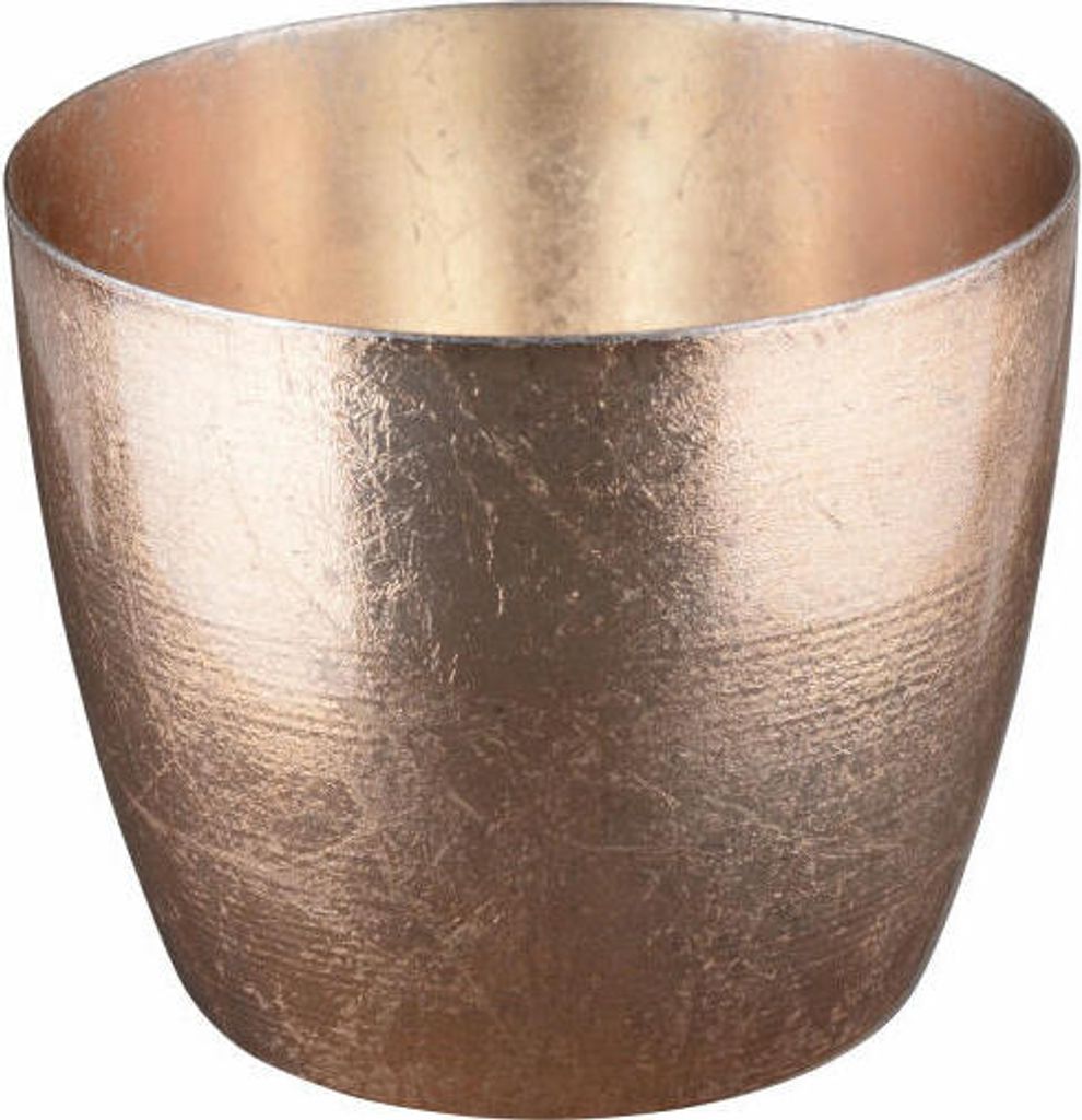 Gift Company Windlicht Madras M, Teelichthalter, Kerzenhalter, Eisen, Nude Gold, 8.5 cm, 78215