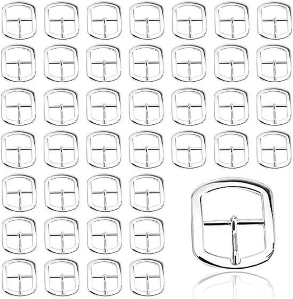 Fixations pour sangles de sacs 12 mm argentées - Kit de personnalisation
