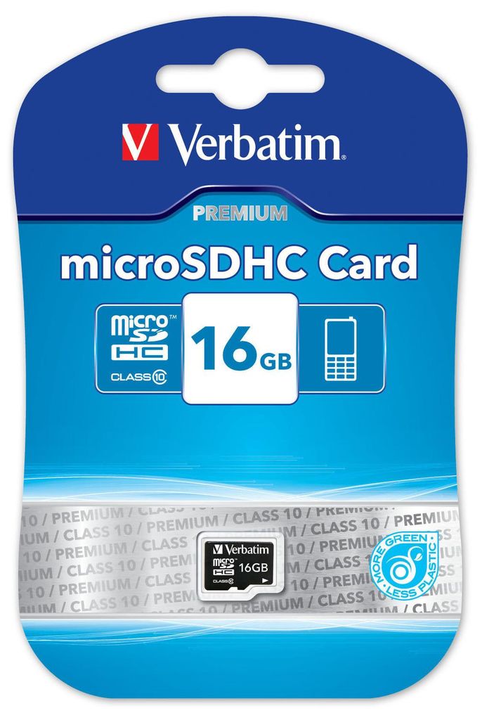 Verbatim Micro SDHC 16Go, 16384 MB, Micro Secure Digital Image du produit 